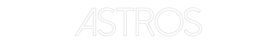 Customized Neon Sign: Astros