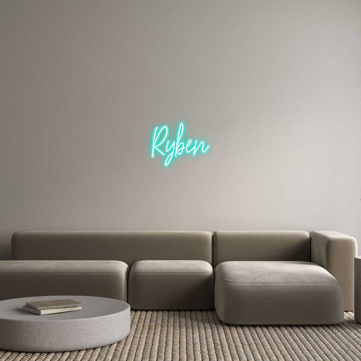 Customized Neon Sign: Ryben