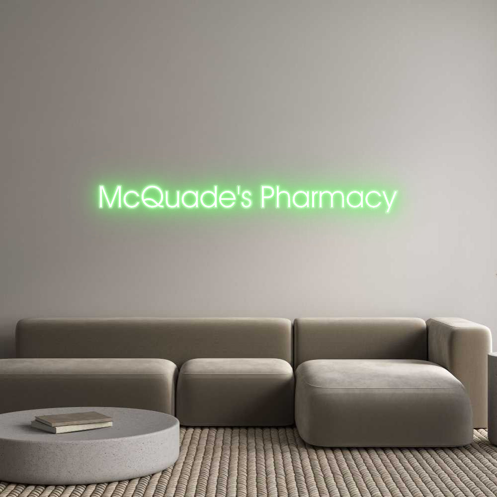 Customized Neon Sign: McQuade's Pha...