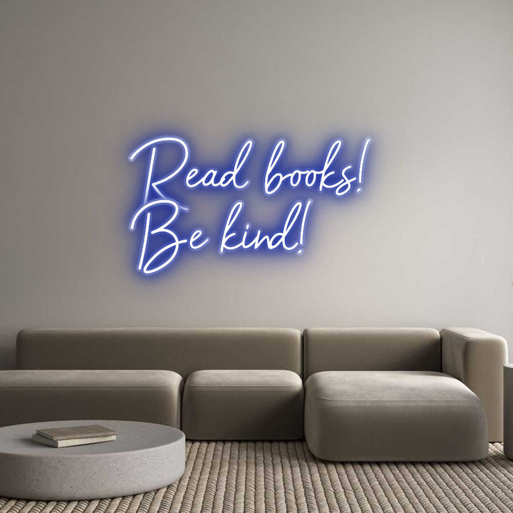 Customized Neon Sign: Read books! ...