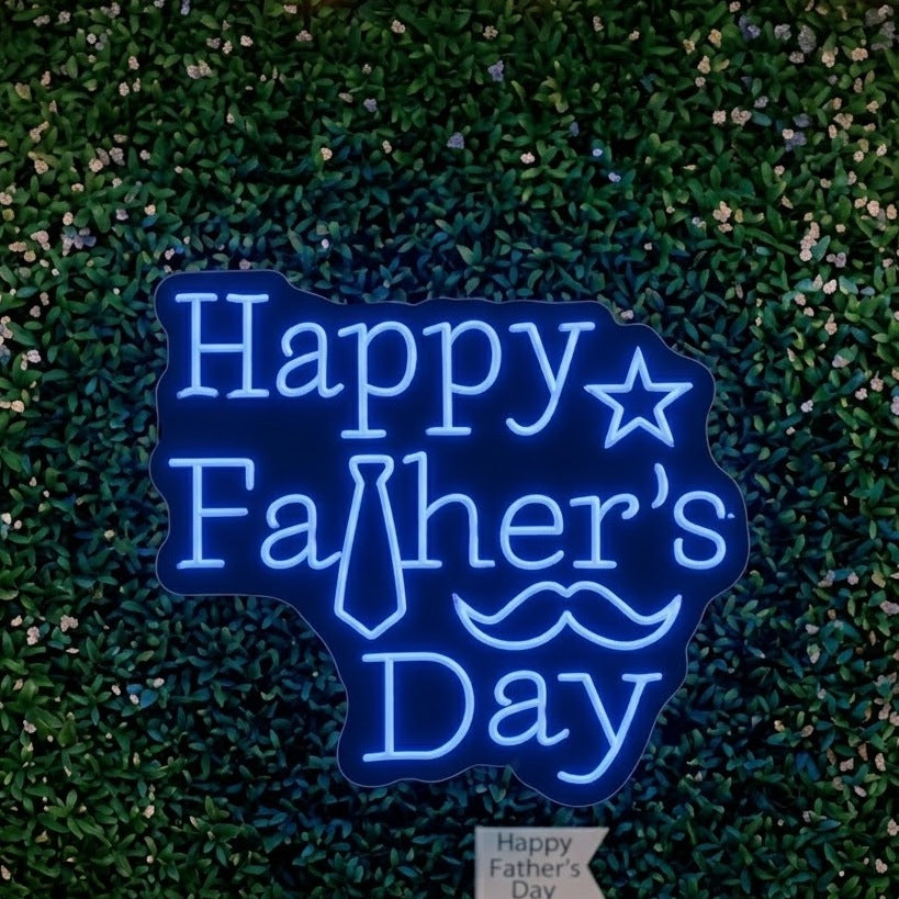 Father's Day LED Neon Wall Decor