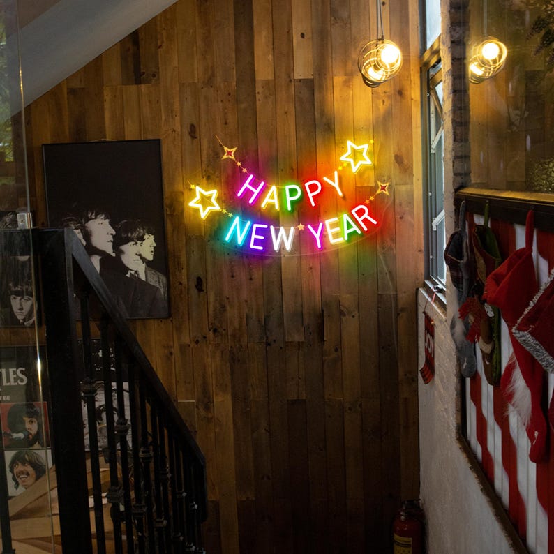 Happy New year LED Neon sign