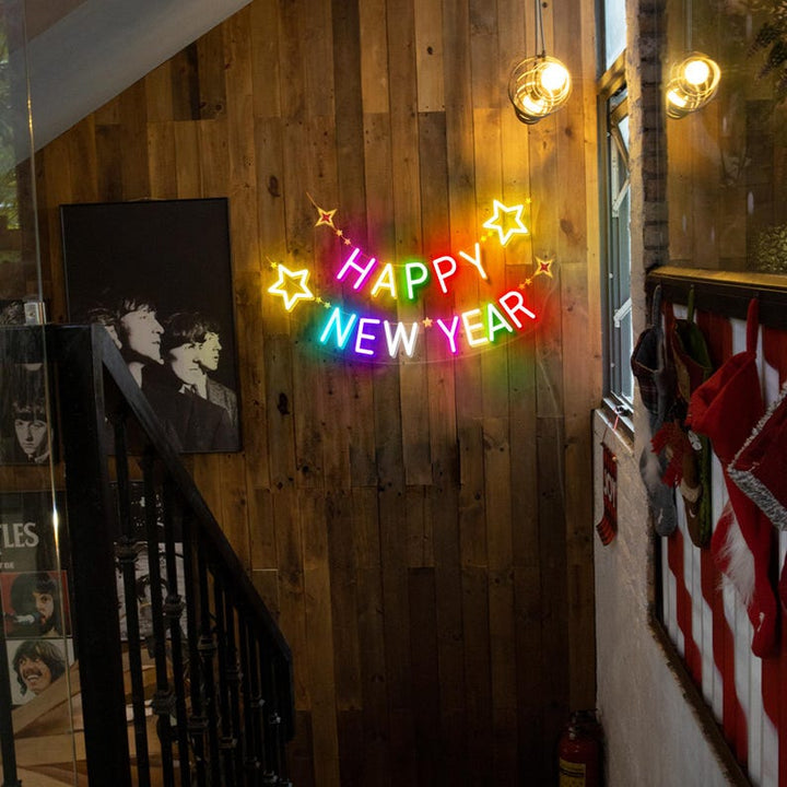 Happy New year LED Neon sign