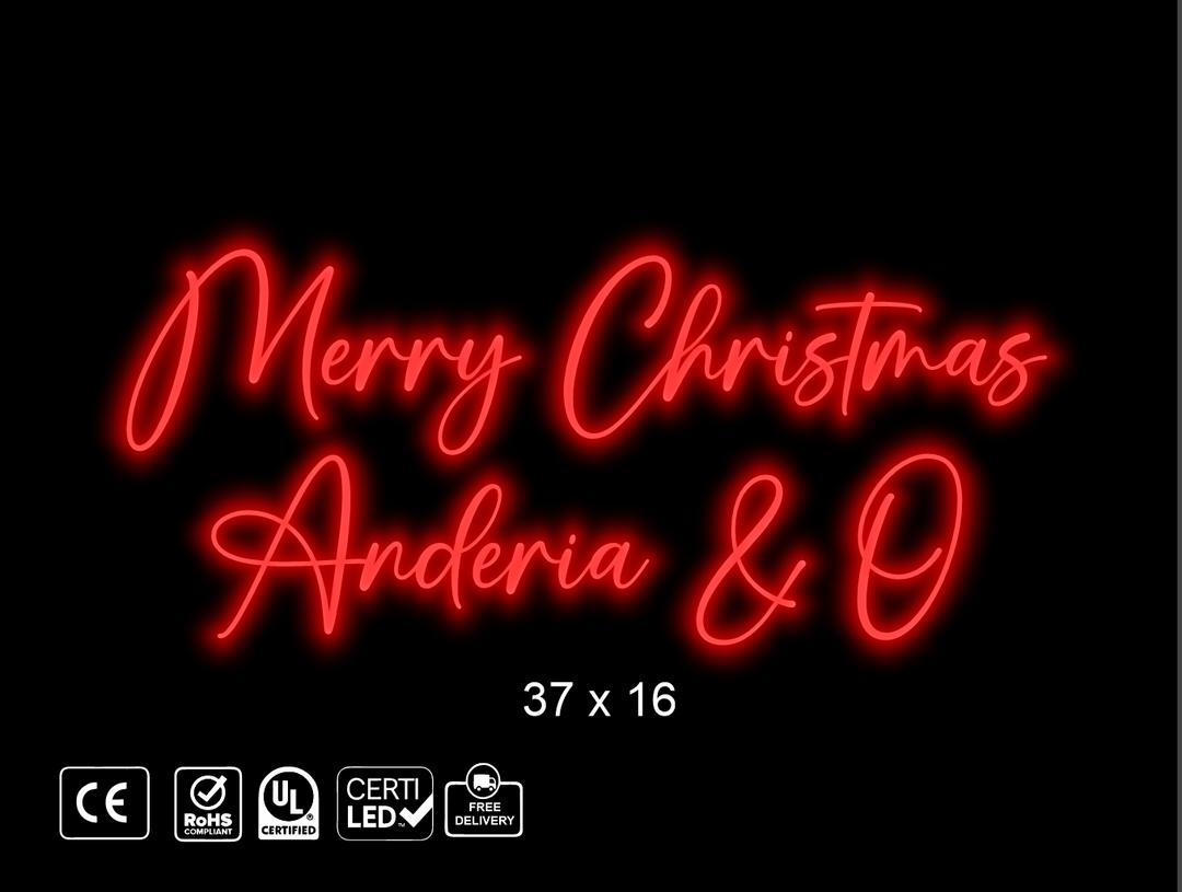 Custom Neon sign for Anderia Mahon