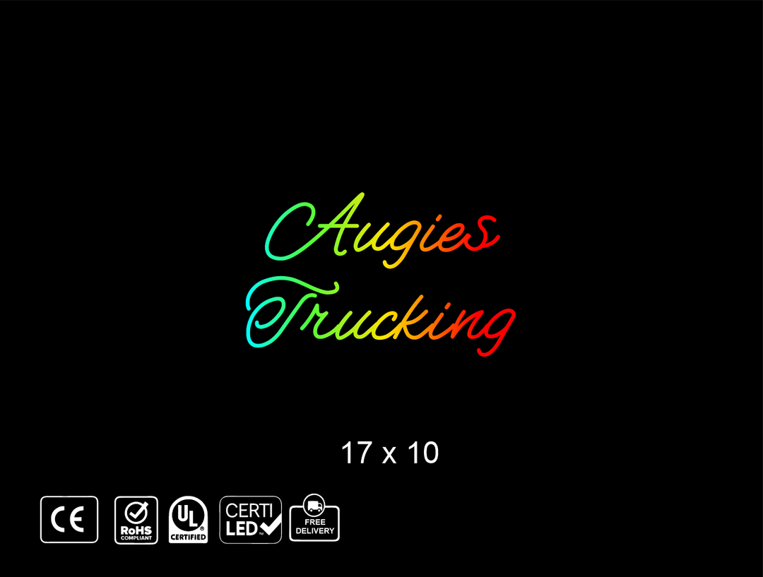 Custom Neon sign for Augie