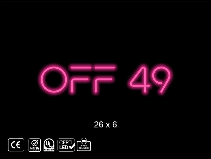 Custom Neon sign for A. D. Rose