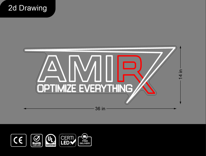 Custom Neon For: Amir