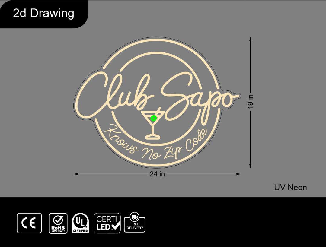 Custom Neon sign for Gregory G Sapochetti