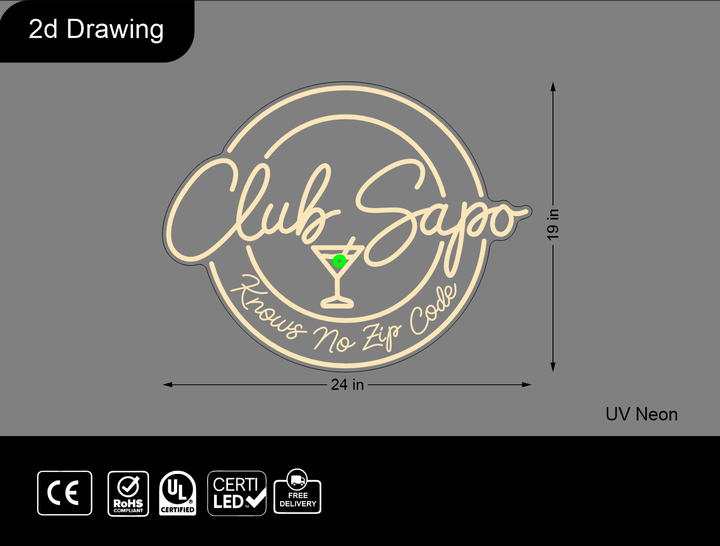 Custom Neon sign for Gregory G Sapochetti
