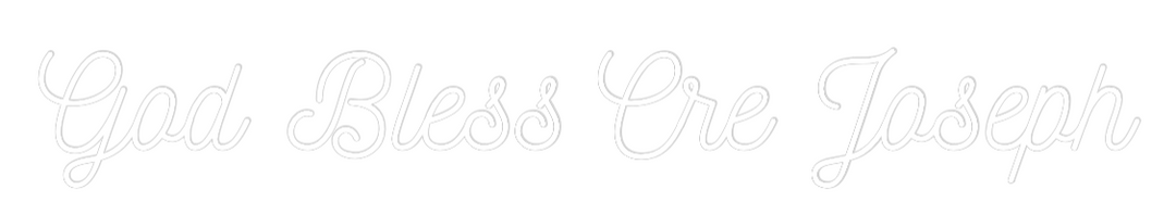 Custom Neon: God Bless Cre...