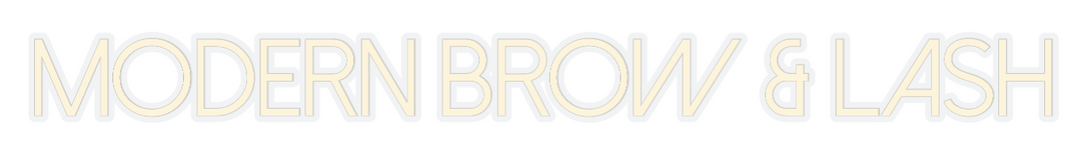Custom Neon: Modern Brow &...