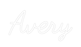 Custom Neon: Avery