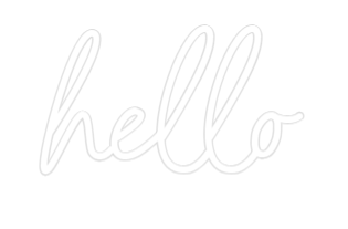 Custom Neon: hello