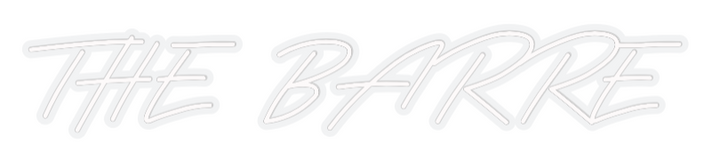 Custom Neon: THE BARRE