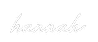 Custom Neon: hannah