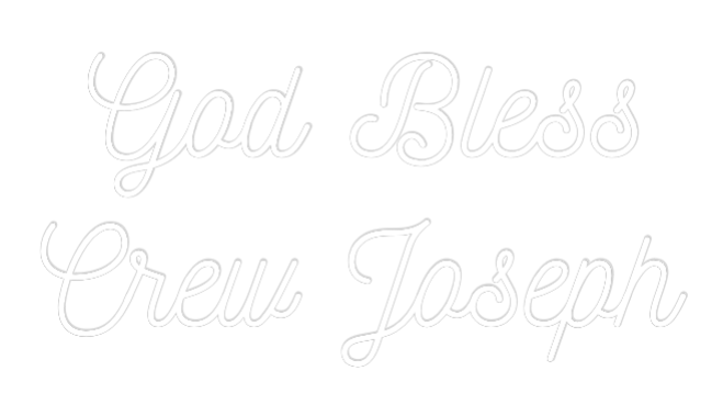 Custom Neon: God Bless 
C...