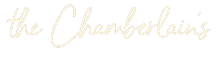 Custom Neon: the Chamberla...