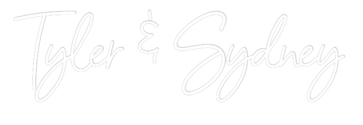 Custom Neon: Tyler & Sydney
