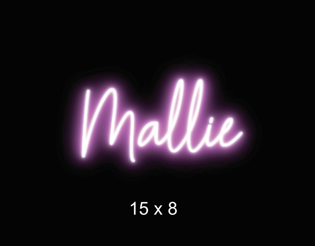 Custom neon sign for Brooke