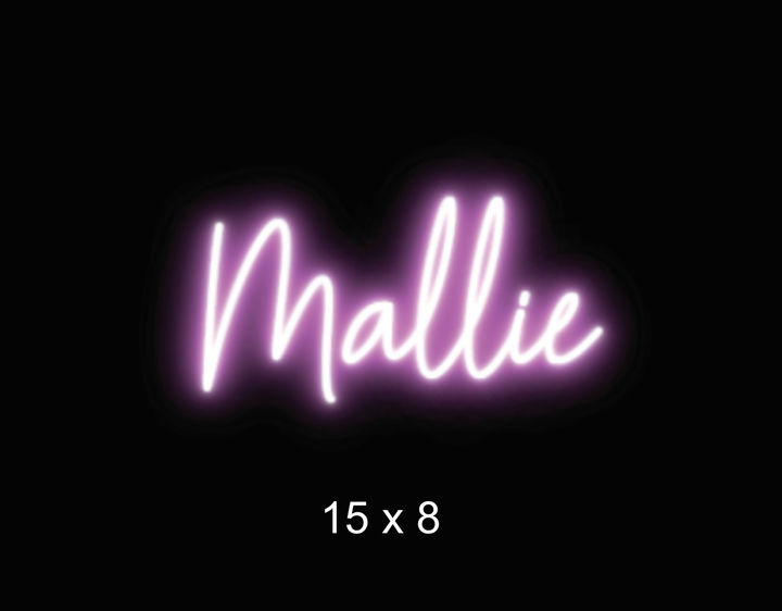 Custom neon sign for Brooke