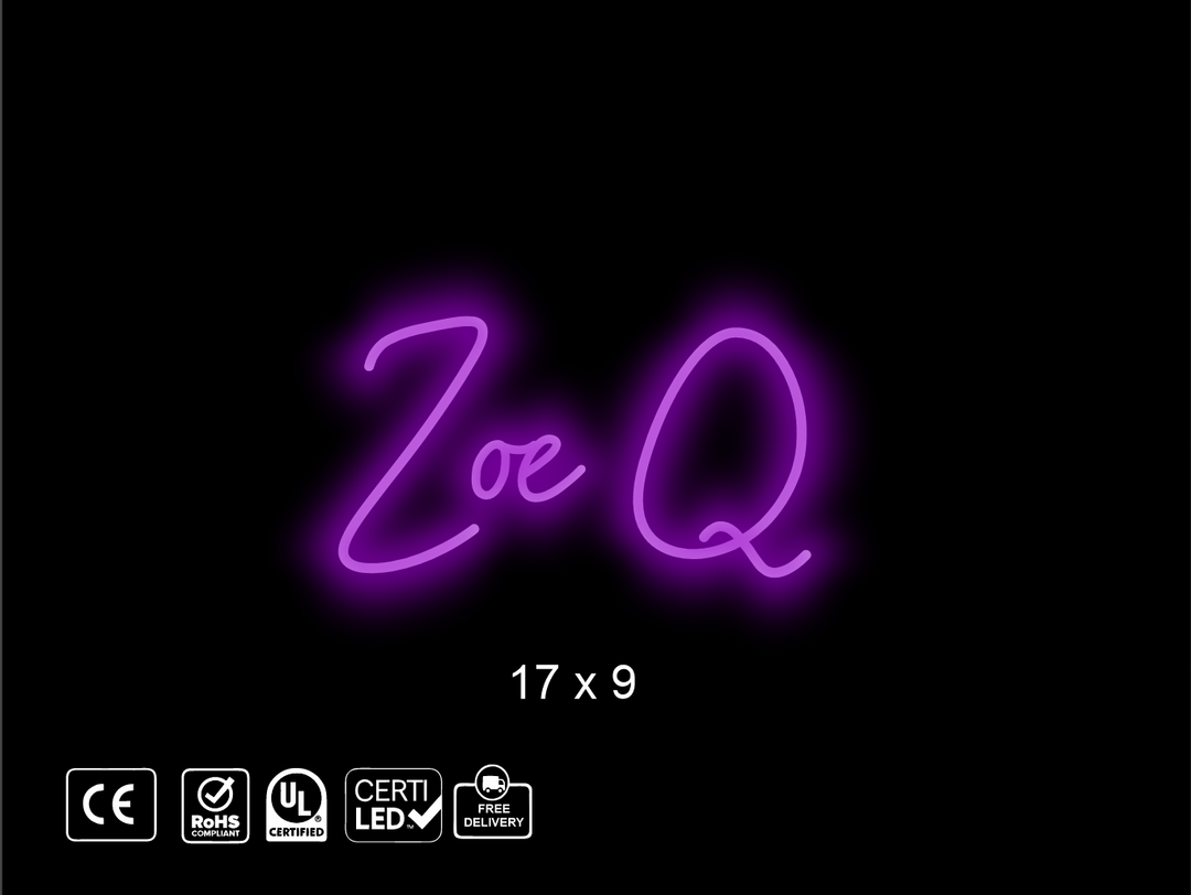 Custom Neon sign for DQW