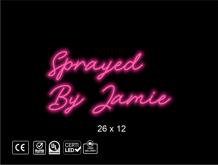 Custom Neon sign for James Bullock