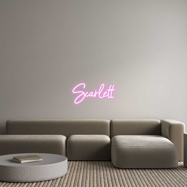 Custom Neon: Scarlett