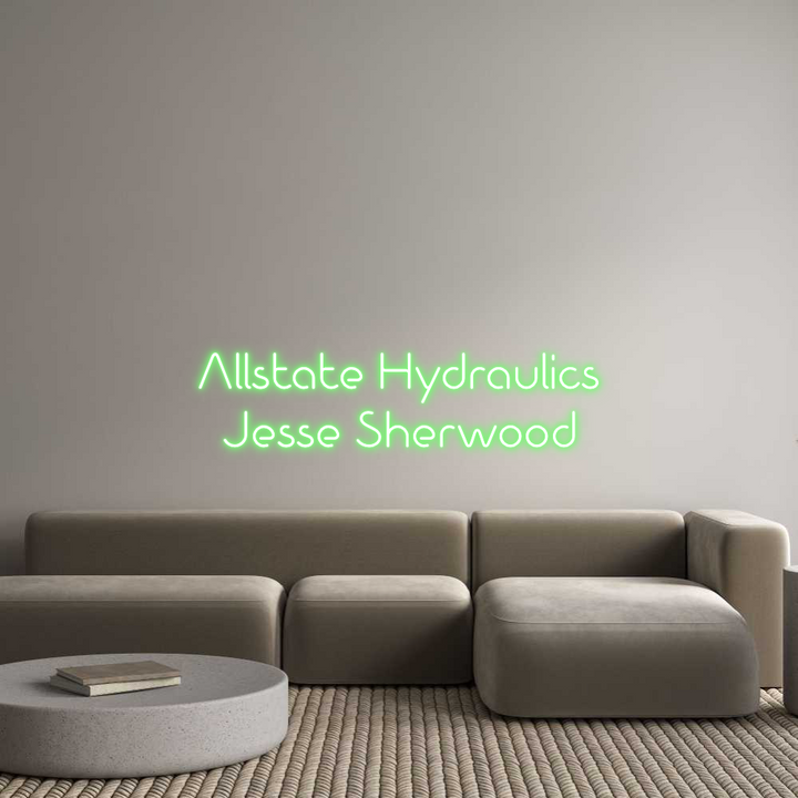 Custom Neon: Allstate Hydr...