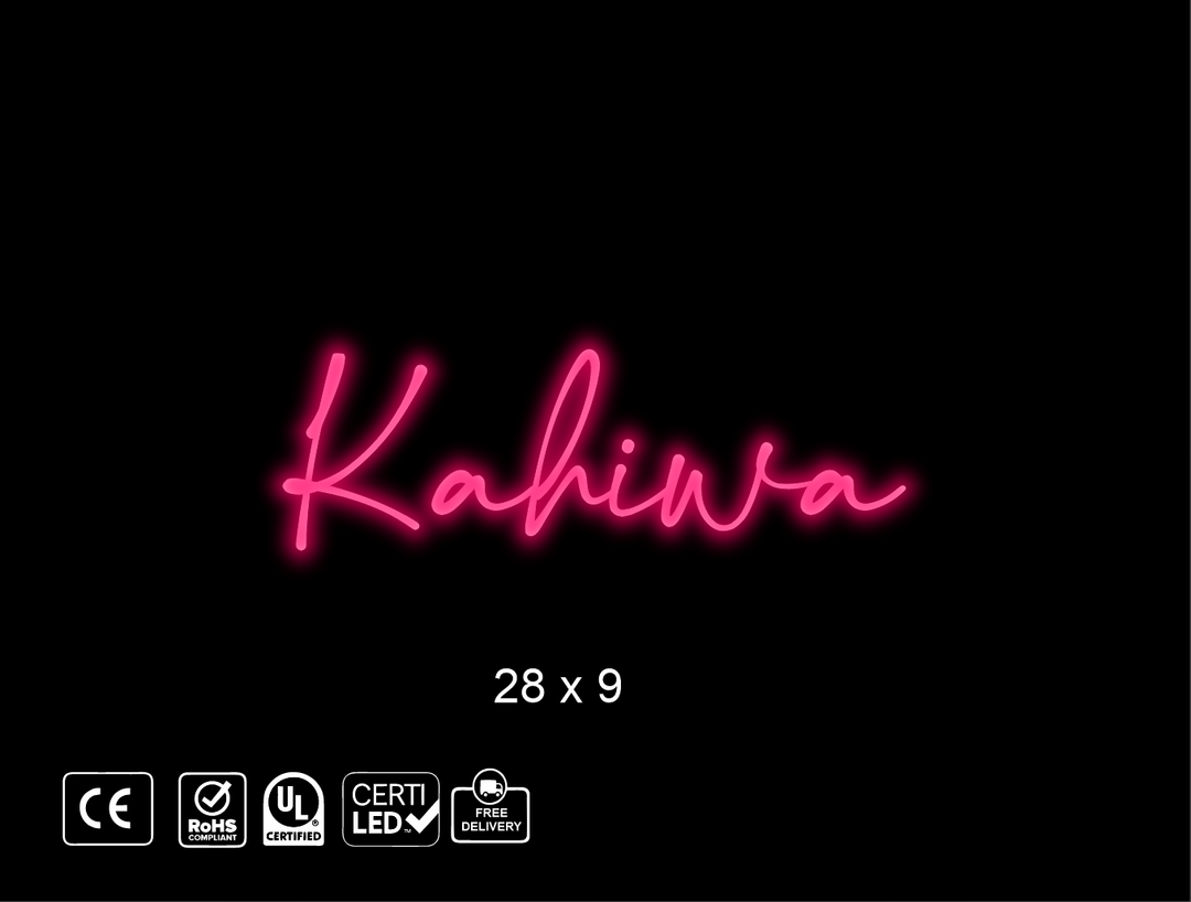 Custom Neon sign for S. Kahae