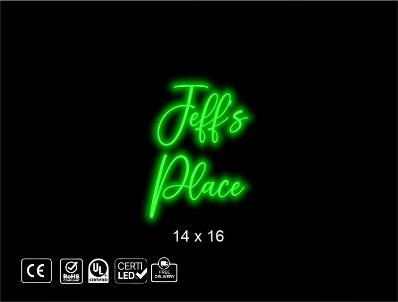 Custom neon sign for C. Flance
