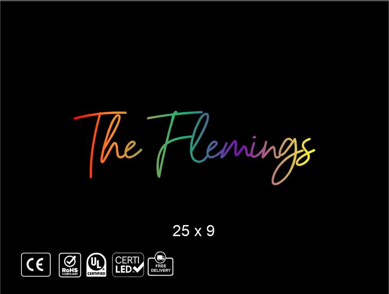 Custom Neon sign , The Flemings