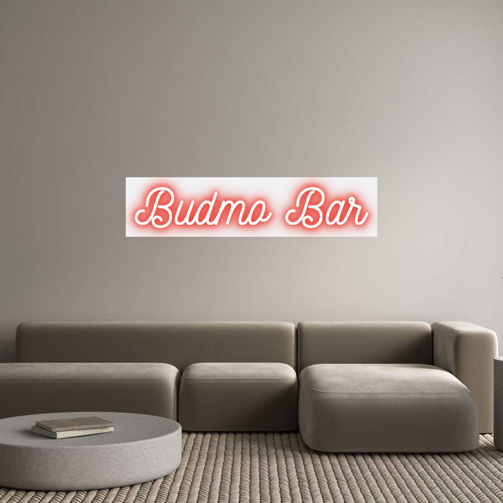 Custom Neon: Budmo Bar