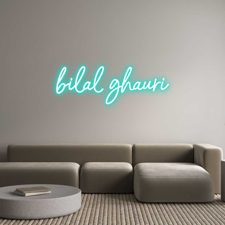 Custom Neon: bilal ghauri