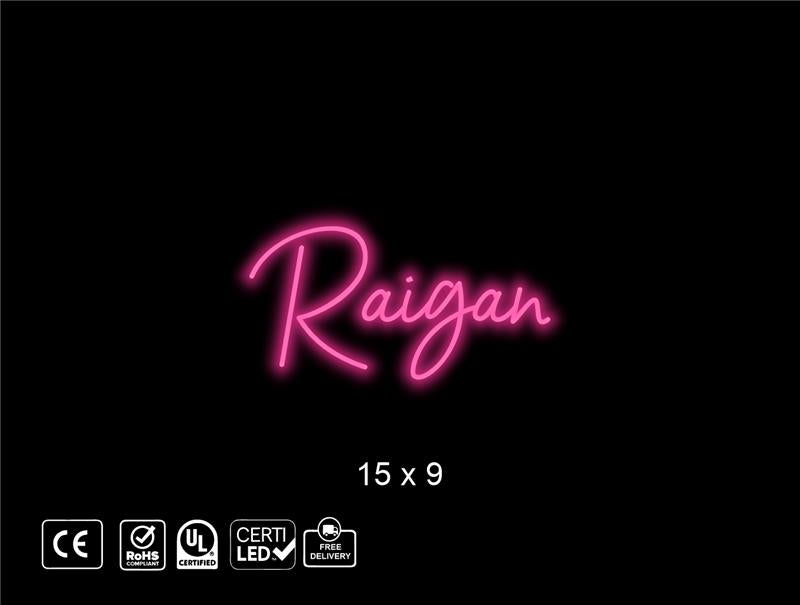 Custom Neon sign for Ryann Bewley