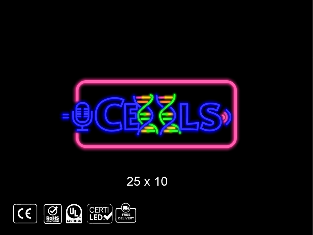 Custom neon sign for Andrew green