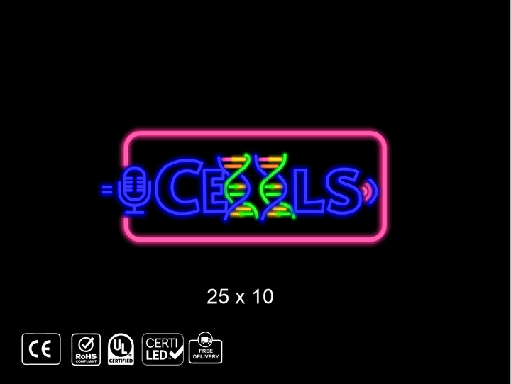 Custom neon sign for Andrew green