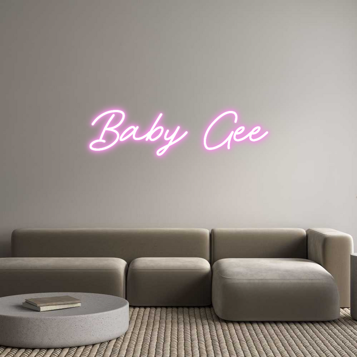 Custom Neon: Baby Gee