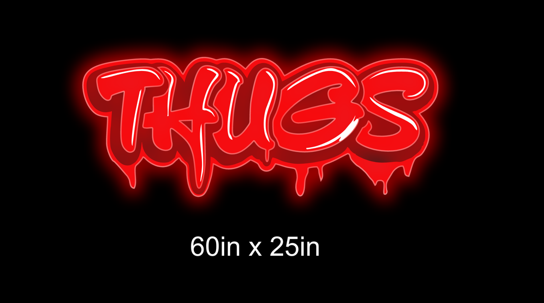 Custom Neon Sign For Drew Wall