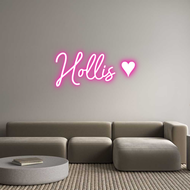 Custom Neon: Hollis ♥