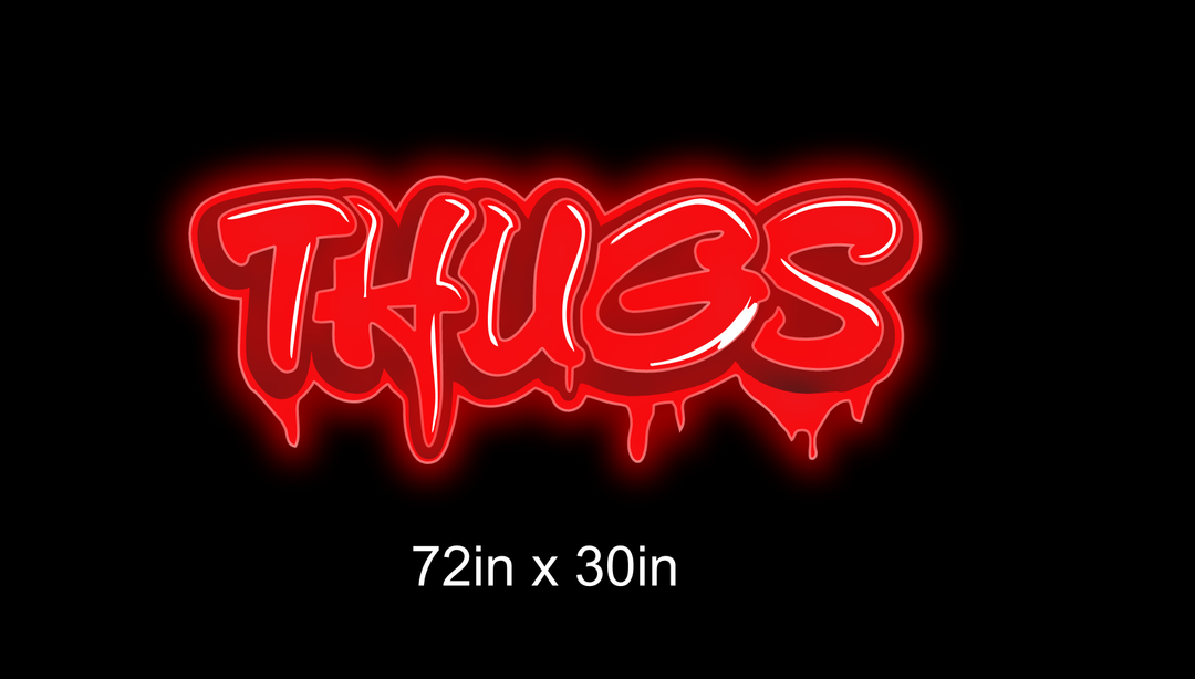 Custom Neon Sign For Drew Wall