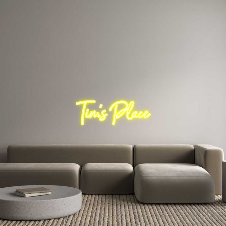 Custom Neon: Tim's Place