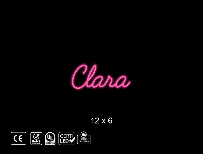 Custom neon sign for Sarah Knapczyk
