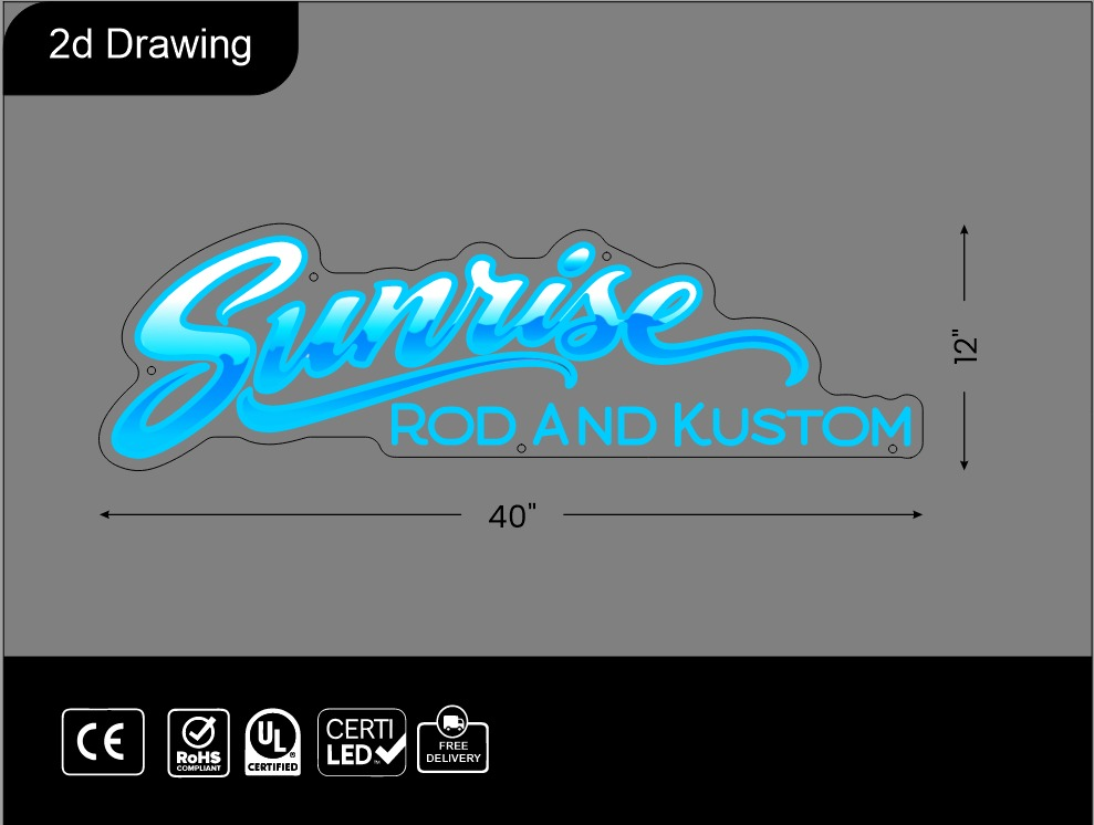 Custom Neon Sign For Janelle Clark