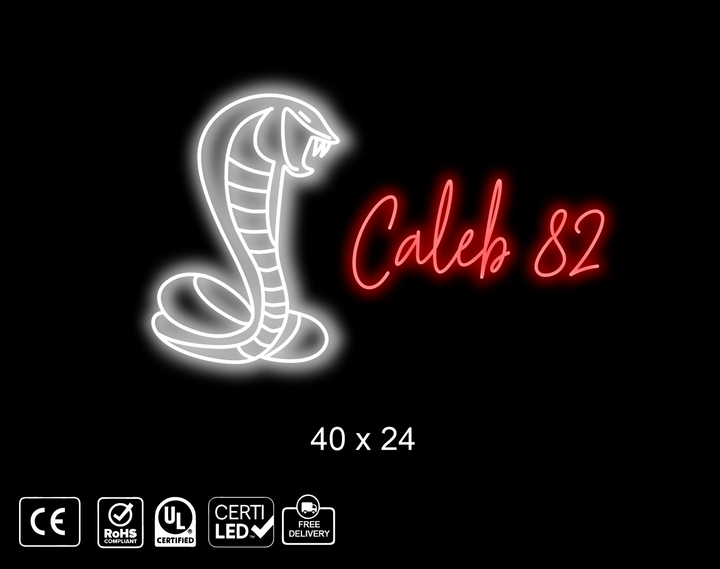 Updated Custom Neon sign for Jacob Bolduc