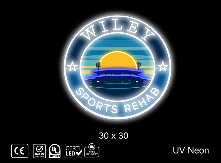 Neon sign for Brian Wiley