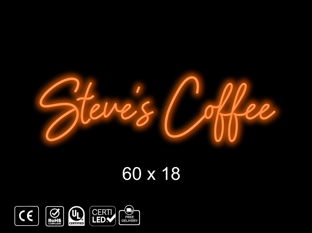 Updated Neon sign for Alex bradley