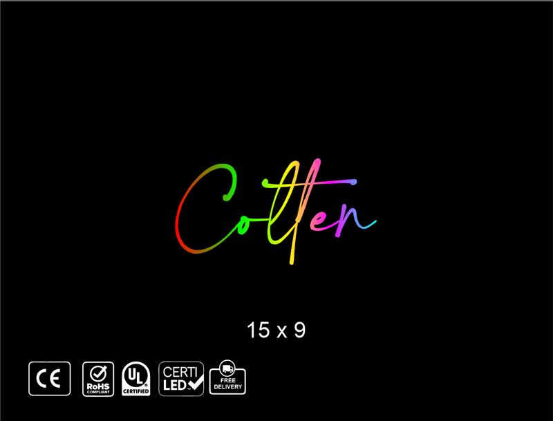 Custom Neon sign for Colten Rickel
