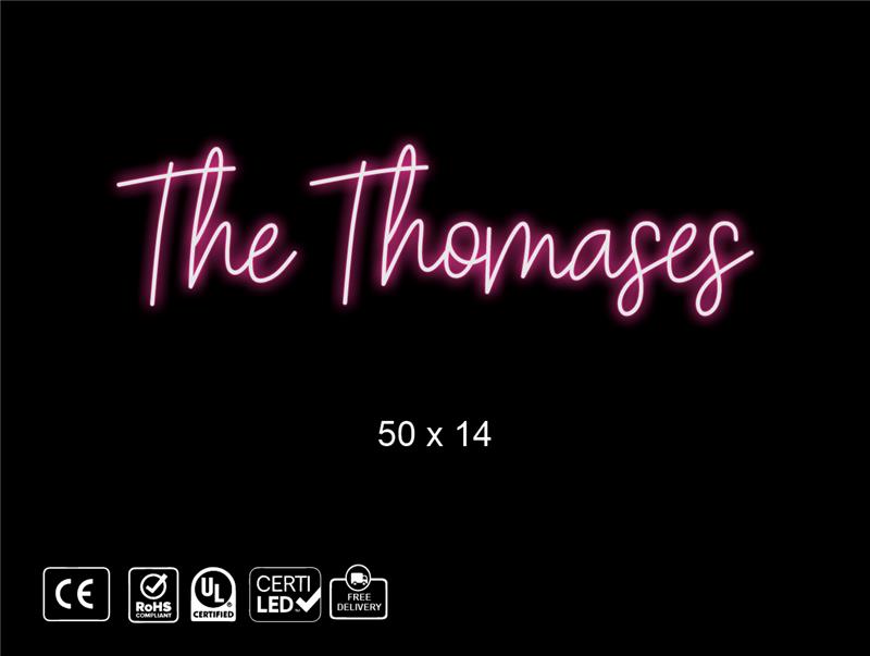 Custom neon sign for Aqua