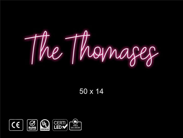 Custom neon sign for Aqua