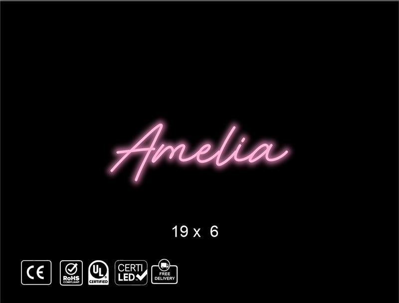 Custom Neon sign for Tamarah Wales